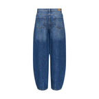 Jacqueline De Yong Blue Cotton Mom Jeans