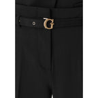 Guess Black Viscose Casual Pants