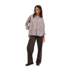 Only Brown Recycled Polyester Blouse