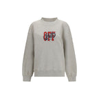 Off-White Gray Cotton Sweatshirt