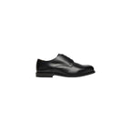 Calvin Klein Black Leather Oxfords And Derbies