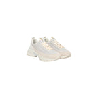 Calvin Klein Jeans Beige Leather Chunky Sneakers