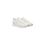 Tommy Hilfiger White Recycled Polyester Low Top Sneakers