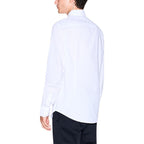Armani Exchange White Cotton Dress Shirt