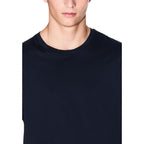 Armani Exchange Blue Cotton T-Shirt