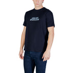 Armani Exchange Blue Cotton T-Shirt
