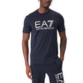 EA7 Emporio Armani Blue Cotton T-Shirt