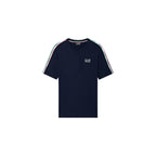 EA7 Emporio Armani Blue Cotton Sportswear
