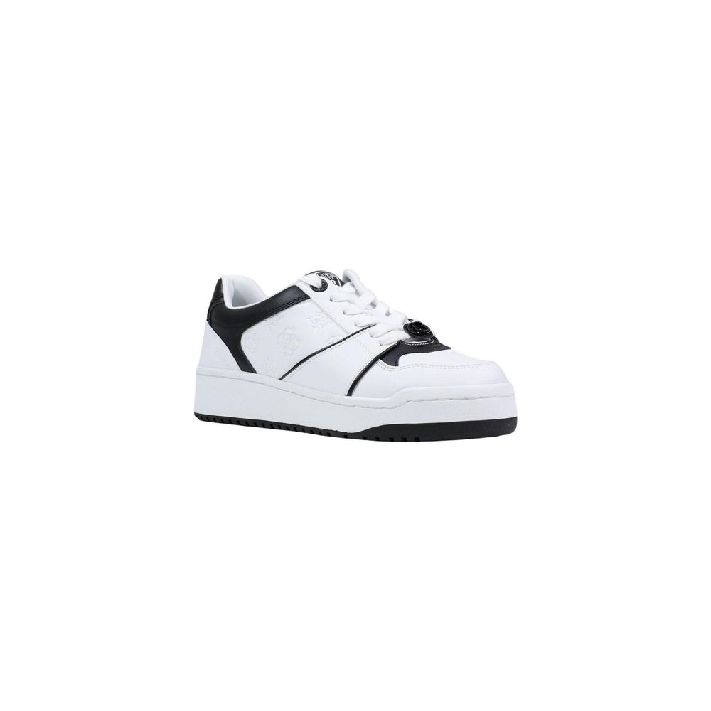 Guess Black And White Polyethylene Low Top Sneakers