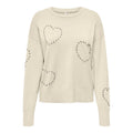 Only Cream Viscose Sweatshirt