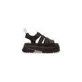 Dr. Martens Black Leather Platform Sandals