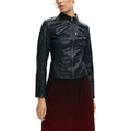 Desigual Black Polyethylene Leather Jacket