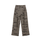 Desigual Gray Polyester Casual Pants