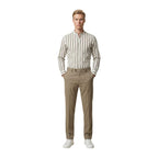 Gianni Lupo White Cotton Pattern Shirt