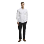 Barbour White Cotton Dress Shirt