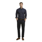 Barbour Blue Cotton Dress Shirt