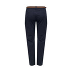 Jacqueline De Yong Blue Cotton Chino Pants