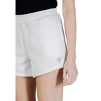 Guess Active White Polyester Short And Mini Shorts