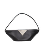 The Attico Black Leather Handbag