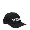 Versace Black Cotton Cap (Baseball Hat)
