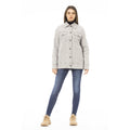Jacob Cohen Gray Cotton Women Jacket - Eljoys Fashion 