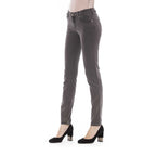Jacob Cohen Gray Cotton Women Jeans - Eljoys Fashion 