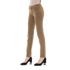 Jacob Cohen Beige Cotton Women Jeans - Eljoys Fashion 