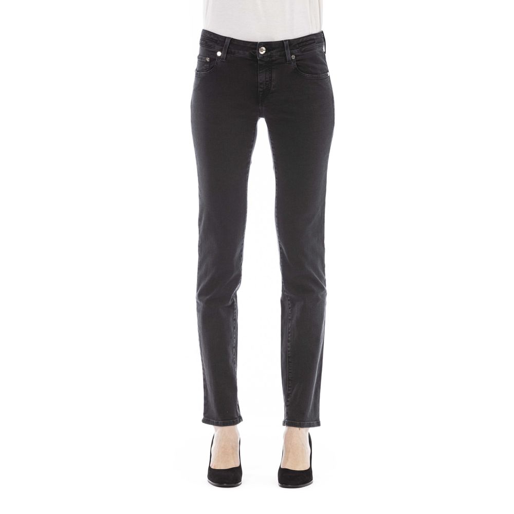 Jacob Cohen Black Cotton Women Jeans - Eljoys Fashion 