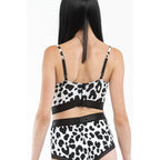Moschino Black Modal Tank Tops