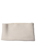Dolce & Gabbana Men White Polyester Knitted Neck Warmer Scarf