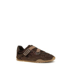 PINKO Brown Suede Leather Athletic Sneakers