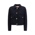 Thom Browne Blue Wool Oves Aries Full-Length Jacket