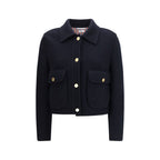 Thom Browne Blue Wool Oves Aries Full-Length Jacket