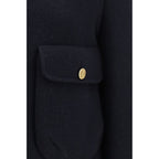 Thom Browne Blue Wool Oves Aries Full-Length Jacket