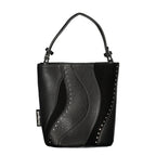 Desigual Nero Poliuretano Women's Bag with Shoulder Strap and Internal Pocket