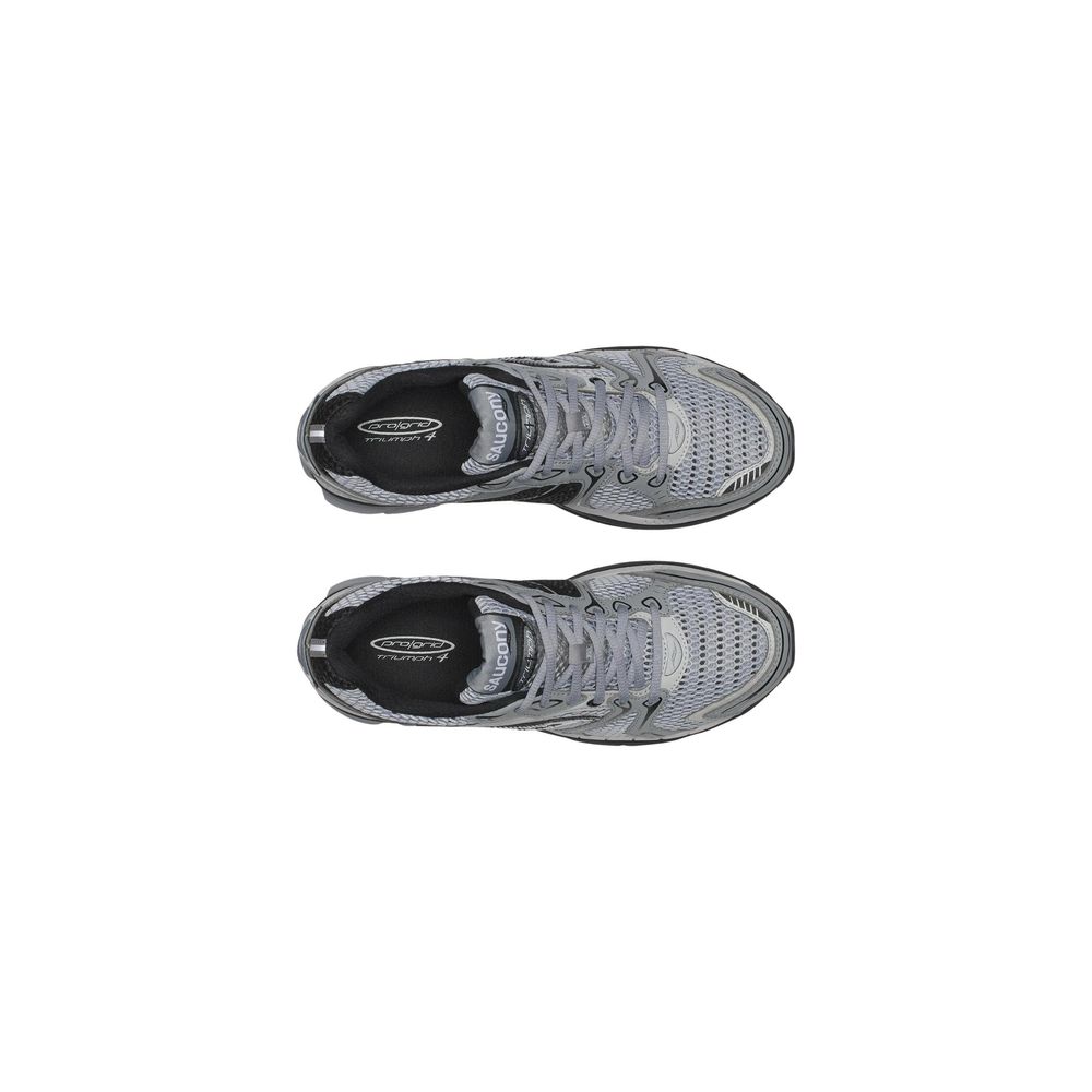 Saucony Gray Synthetic Athletic Sneakers - Eljoys Fashion 
