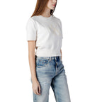 Calvin Klein Jeans Beige Cotton Sweatshirt