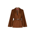 Max Mara Brown Virgin Wool Jacket