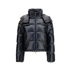 Moncler Black Goose Down Full-Length Jacket