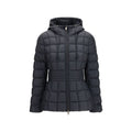 Moncler Black Polyester Full-Length Jacket