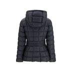 Moncler Black Polyester Full-Length Jacket