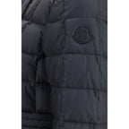 Moncler Black Polyester Full-Length Jacket