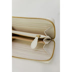 PINKO Cream Leather Wallet