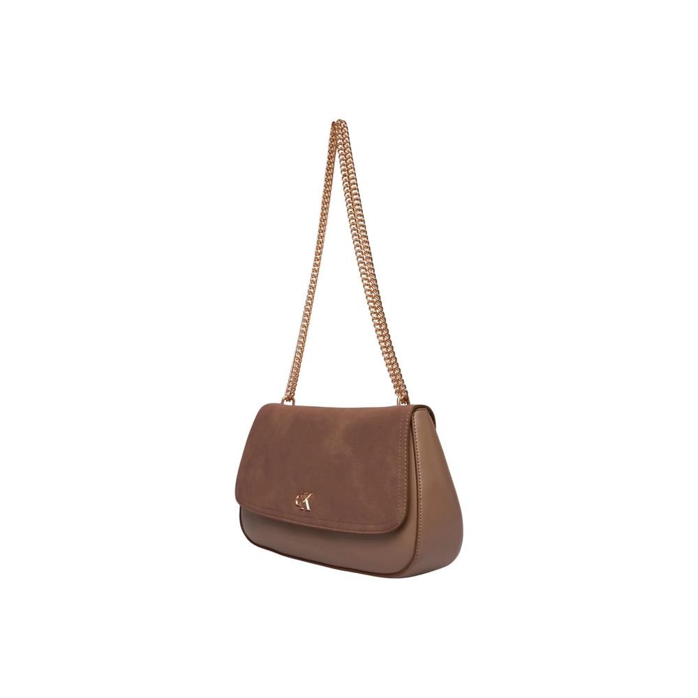 Calvin Klein Beige Polyethylene Handbag - Eljoys Fashion 