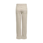 Only Beige Cotton Mom Jeans