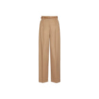 Max Mara Brown Virgin Wool Casual Pants