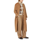 Max Mara Brown Virgin Wool Casual Pants
