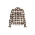 Max Mara Brown Cotton Pattern Shirt