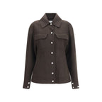 Max Mara Brown Wool Oves Aries Full-Length Jacket