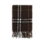 Burberry Brown Alpaca Vicugna Pacos Scarf
